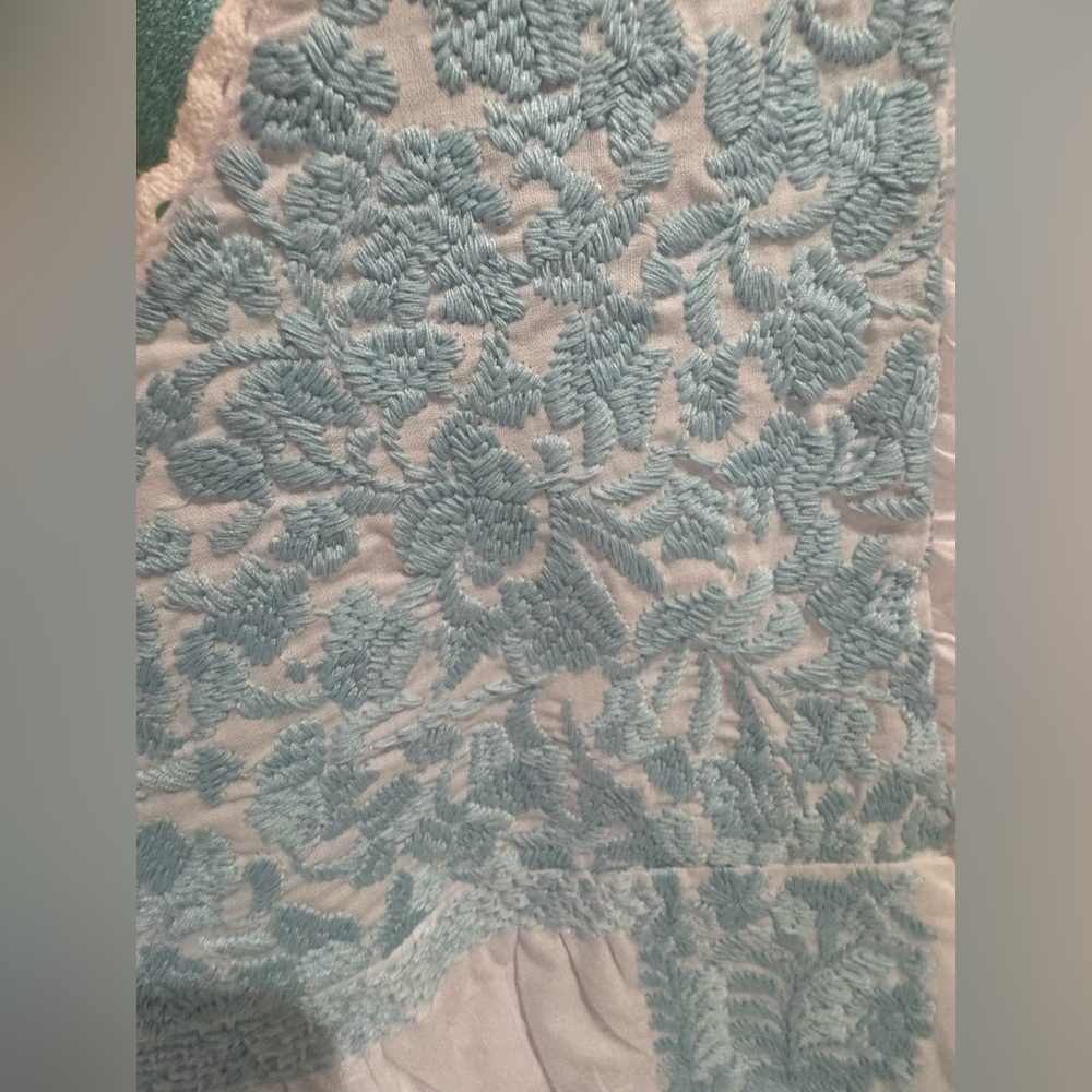 Baby blue blouse